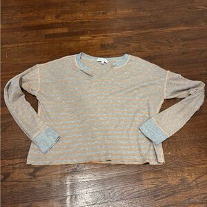 Michael Stars Henley Shirt Size Medium